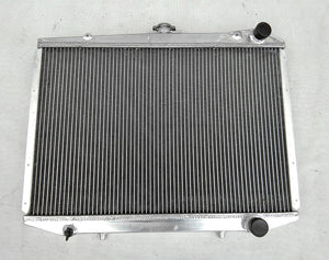 Aluminum Radiator &Shroud & Fans  Fit 1986-1997 Nissan D21 Pathfinder Pickup E LE SE XE L4 V6 MT 1986 1987 1988 1989 1990 1991 1992 1993 1994 1995 1996