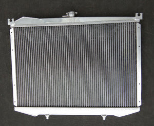 Aluminum Radiator &Shroud & Fans  Fit 1986-1997 Nissan D21 Pathfinder Pickup E LE SE XE L4 V6 MT 1986 1987 1988 1989 1990 1991 1992 1993 1994 1995 1996