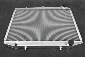 Aluminum Radiator &Shroud & Fans  Fit 1986-1997 Nissan D21 Pathfinder Pickup E LE SE XE L4 V6 MT 1986 1987 1988 1989 1990 1991 1992 1993 1994 1995 1996