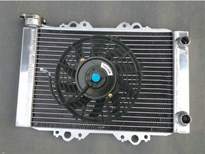 GPI Aluminum Radiator & Fan For 2008-2012 Kawasaki KFX450 KFX450R KFX 450R KFX 450 R 2008  2009 2010 2011 2012