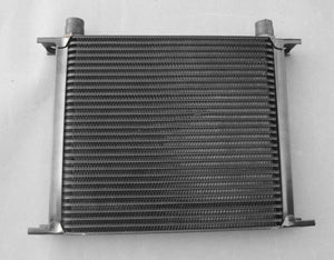 30 Row AN-10 AN Universal Transmission Oil Cooler & 7" fan JAPAN TUNING CARS