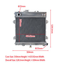 Load image into Gallery viewer, Aluminum radiator for 1982-1991 BMW E30 M10 316i 318i MT  1982 1983 1984 1985 1986 1987 1988 1989 1990 1991
