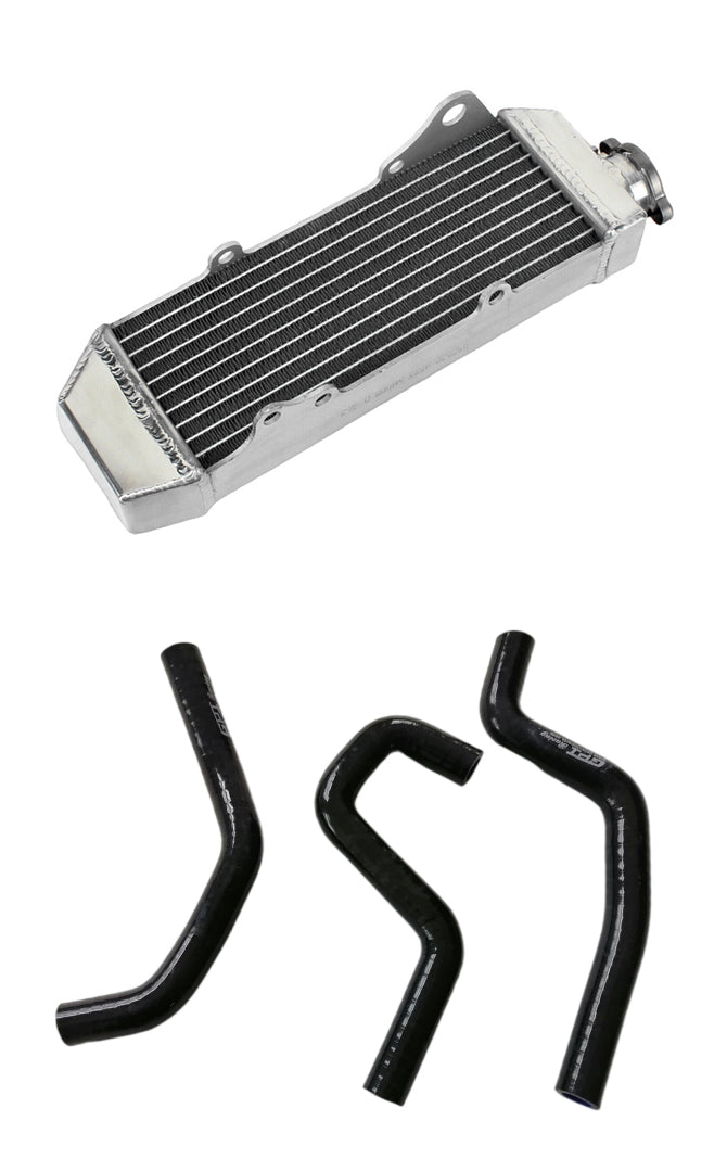 GPI Aluminum Radiator & Hose FOR HONDA CR80R/B;CR80 1997-2002 1997 1998 1999 2000 2001 2002/CR85R/B;CR85 2003-2008 2003 2004 2005 2006 2007 2008