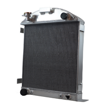 Load image into Gallery viewer, GPI Aluminum Radiator &amp; FAN For 1928 1929 Ford Model A Ford CHEVY GM V8 ENGINE
