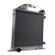 Load image into Gallery viewer, GPI Aluminum Radiator &amp; FAN For 1928 1929 Ford Model A Ford CHEVY GM V8 ENGINE
