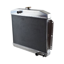Load image into Gallery viewer, 3 Row Aluminum Radiator &amp; fan for Mercury W/Chevy 350 5.7 V8 Manual MT 1949 1950 1951
