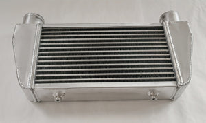 GPI Universal Top Mount Turbo Intercooler 19''x11''x3'' Tube Fin 2.5'' Inlet/Outlet