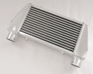 GPI Universal Top Mount Turbo Intercooler 19''x11''x3'' Tube Fin 2.5'' Inlet/Outlet