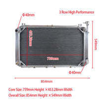 Load image into Gallery viewer, GPI Aluminum Radiator FOR Nissan Patrol Safari Y60 GQ 4.2 L TB42S/TB42E I6 Petrol
