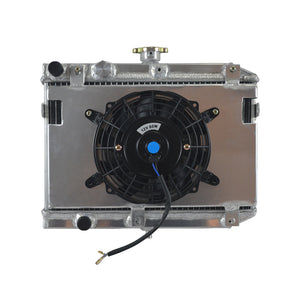 GPI Aluminum Radiator+Shroud fan For 2005-2007 Suzuki King Quad 700 2006