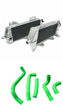 Load image into Gallery viewer, GPI Aluminum alloy radiator &amp; Hose FOR 1995-2006  Kawasaki KDX200/KDX220 KDX 200 KDX 220 1996 1997 1998 1999 2000 2001 2002 2003 2004 2005 2006
