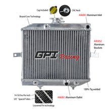 Load image into Gallery viewer, GPI Aluminum radiator &amp; FAN for Honda Foreman RUBICON TRX500 2005-2012 2005 2006 2007 2008 2009 2010 2011
