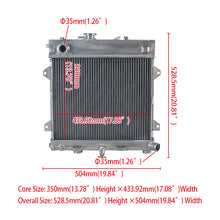 Load image into Gallery viewer, Aluminum radiator for 1982-1991 BMW E30 M10 316i 318i MT  1982 1983 1984 1985 1986 1987 1988 1989 1990 1991

