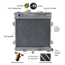 Load image into Gallery viewer, Aluminum radiator for 1982-1991 BMW E30 M10 316i 318i MT  1982 1983 1984 1985 1986 1987 1988 1989 1990 1991
