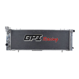 GPI 3 Row Aluminum Racing Radiator For 1991-2001 Jeep Cherokee/Comanche 2.5L/4.0L l4/l6  1991 1992 1993 1994 1995 1996 1997 1998 1999 2000 2001