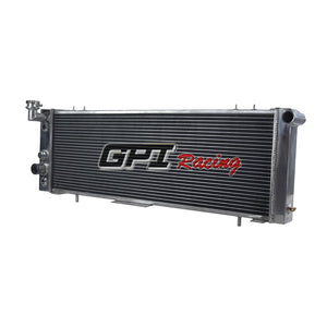 GPI 3 Row Aluminum Racing Radiator For 1991-2001 Jeep Cherokee/Comanche 2.5L/4.0L l4/l6  1991 1992 1993 1994 1995 1996 1997 1998 1999 2000 2001