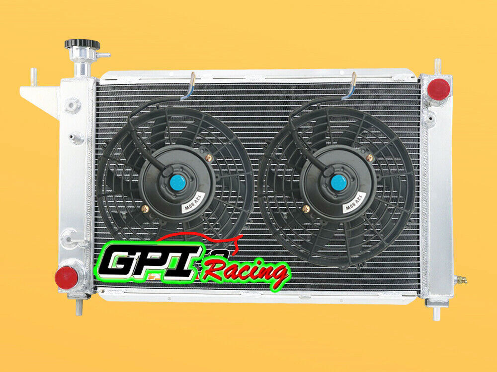 3Row ALUMINUM RADIATOR + FANS for 1994-1995 FORD MUSTANG GT/GTS/SVT 3.8L 5.0L MT