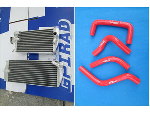 GPI aluminum radiator& silicone hoses FOR Suzuki RM-Z450 RMZ450 RMZ 450 2005 RM Z450 RMZ 450