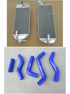 GPI Aluminum radiator & hose FOR 2007-2009 SUZUKI RMZ250 RMZ 250 2007 2008 2009
