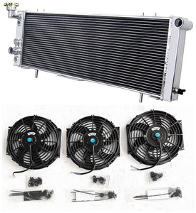 thumbnail image 2 of 3-Row Aluminum Radiator For Jeep Cherokee XJ Comanche 1984-2001 2.5L 4.0L Automatic Transmission 2 of 6