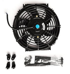 GPI 5" Side mount Aluminum Intercooler+FAN For 1985-1991  Renault Super 5 R5 GT turbo 1985 1986 1987 1988 1989 1990 1991