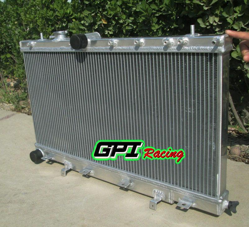 GPI 50mm aluminum radiator for 2002-2007 Subaru Impreza WRX GDA/GGA;ST ...