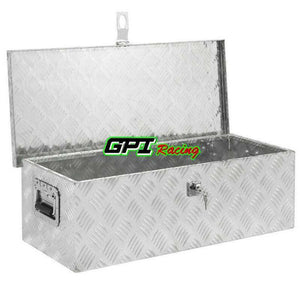 GPI 39"X 13"X 10" Aluminum Pickup Truck Trunk Bed Camper Tool Box Storage & Lock