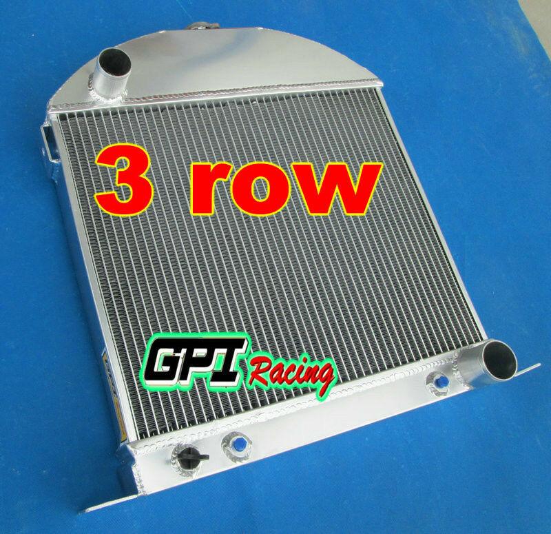 aluminum custom radiator FOR Ford model A chopped w/Chevy engine 1928-1931 56mm 1928 1929 1930 1931