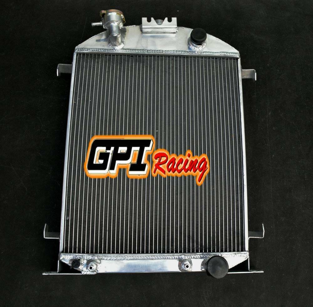 GPI 62MM Aluminum Radiator fit Ford CAR W/CHEVY 350 V8 1930-1931; Shell 1930 1931