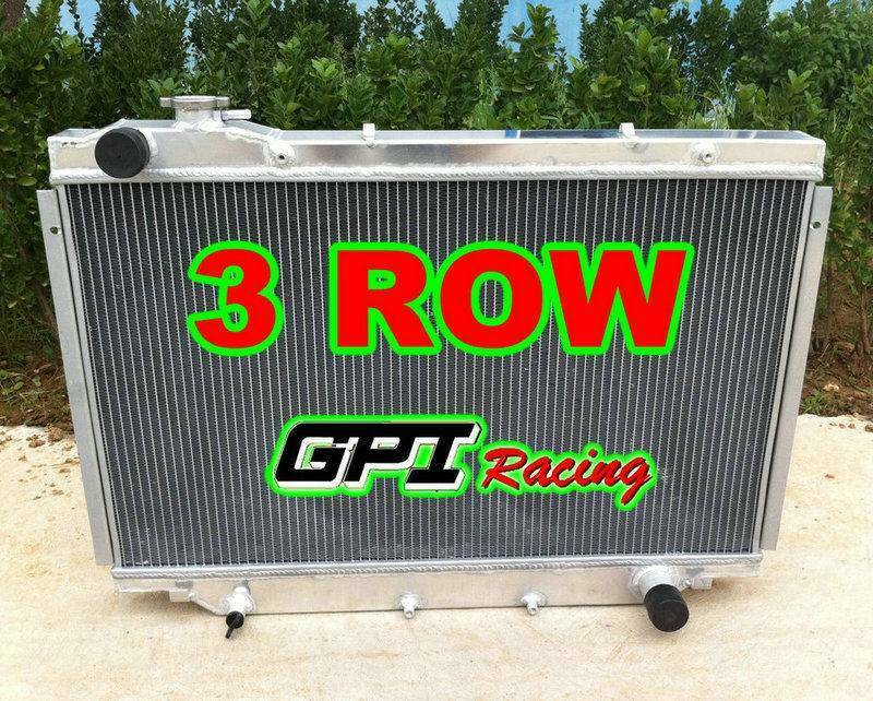 GPI Aluminum RADIATOR FOR 1990-1997 TOYOTA LAND CRUISER HDJ80 HZJ80/ HDJ 80 HZJ 80 1HZ/1HD 4.2L DIESEL MT 56MM 1990 1991 1992 1993 1994 1995 1996 1997