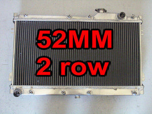 GPI Aluminum radiator & fans for 1990-1997 Mazda Eunos/Miata/MX-5 1.6i 1.8i B6ZE(RS) BP I4  1990 1991 1992 1993 1994 1995 1996 1997