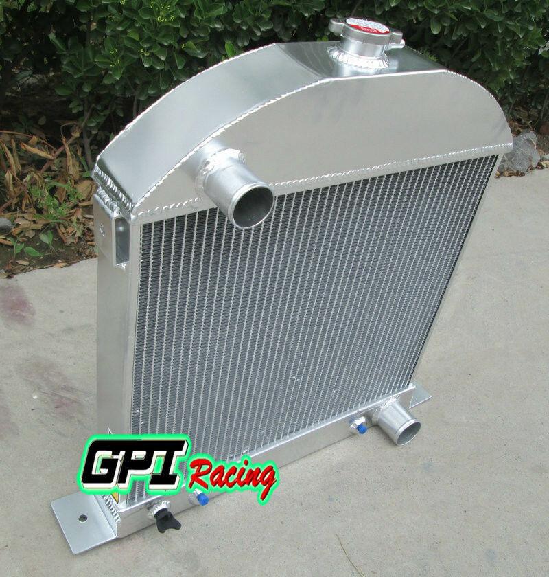 aluminum custom radiator FOR Ford model A chopped w/Chevy engine 1928 ...