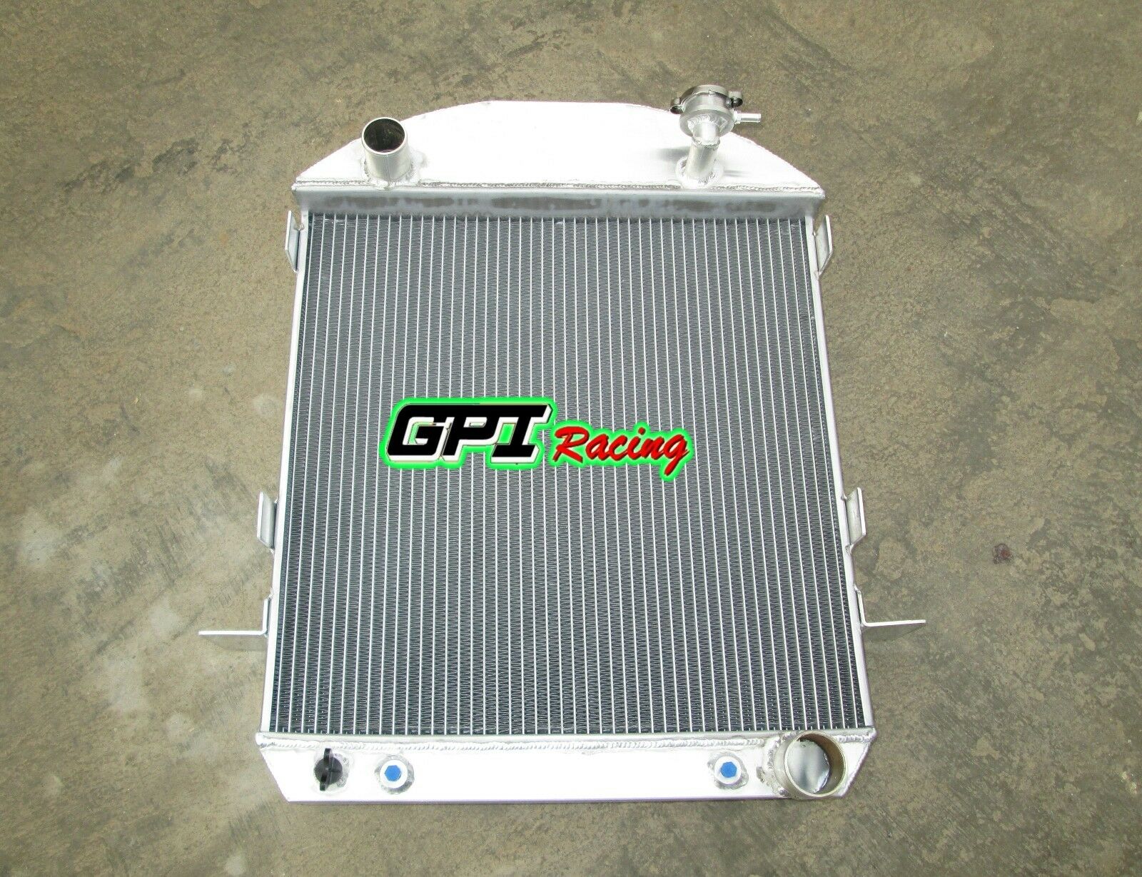 Aluminum Radiator Fit Ford Model T/bucket hot rod w/Chevy 350 V8 1924 ...