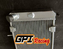 Load image into Gallery viewer, 42MM Aluminum Radiator FOR 1975-1983 Fiat X1/9 Bertone X1/9 Lancia Scorpion &amp; Montecarlo 1975 1976 1977 1978 1979 1980 1981 1982 1983
