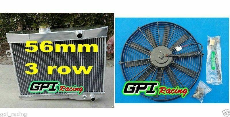 GPI aluminum radiator FOR Volvo Amazon P1800 B18 B20 engine GT 1959-19 ...