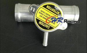 GPI FOR 32mm 1-1/4" o.d All Aluminum In-Line Radiator Hose Connector Filler Neck/Cap