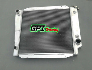 GPI ALUMINUM  RADIATOR FOR 1966-1977 FORD BRONCO WAGON/ROADSTER 5.0L 302 V8 3 ROW 1966 1967 1968 1969 1970 1971 1972 1973 1974 1975 1976 1977