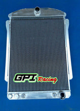 Load image into Gallery viewer, GPI 56MM Aluminum Radiator For 1940 1941 Chevy STREET ROD 3.5L L6 Polished AT / MT
