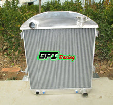 Load image into Gallery viewer, Aluminum Radiator &amp; fan Fit Ford Model T/bucket hot rod w/Chevy 350 V8 1924-1927 1924 1925 1926 1927
