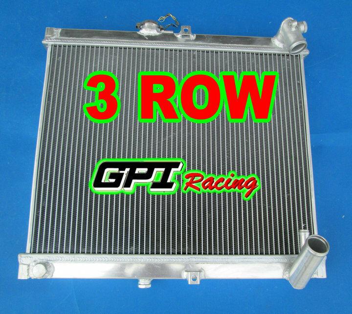 GPI 3 ROW Aluminum Radiator for 1986-1988 Mazda RX7 FC3S S4 1986 1987 1988 Manual MT
