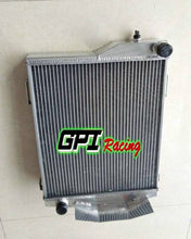 Load image into Gallery viewer, GPI 62MM CORE aluminum radiator &amp; fan for AUSTIN HEALEY 3000 1959-1967 manual MT 1959 1960 1961 1962 1963 1964 1965 1966 1967
