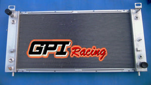 GPI 2 ROW Alloy Radiatorfor Chevy Silverado 1500 2500 Suburban Tahoe 4.8 5.3 6.0L V8 1999 2000 2001 2002 2003 2004 2005 2006 2007 2008 2009 2010 2011 2012 2013
