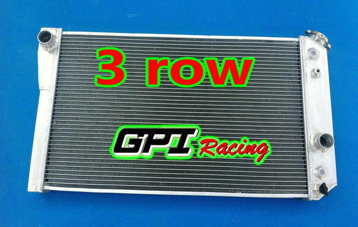 GPI Aluminum Radiator  FOR 1984-1991 Chevrolet Corvette C4 Small Block V8 5.7L 1984 1985 1986 1987 1988 1989 1990 1991