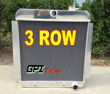 Load image into Gallery viewer, 3 ROW ALUMINUM RADIATOR + Fan FOR 1955-1959 CHEVY PICKUP TRUCK V8 1955 1956 1957 1958 1959 AT/MT
