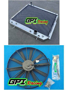 GPI Aluminum radiator+FAN for Jeep Grand Cherokee WJ WG 3.1 TD 1999-2005 1999 2000 2001 2002 2003 2004 2005