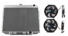 Load image into Gallery viewer, GPI Aluminum Radiator &amp; fans For 1967-1970 Ford Mustang Mercury Cougar SBC V8 1967 1968 1969 1970
