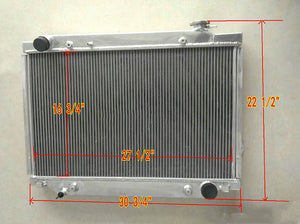 GPI Aluminum Radiator & fans For Landcruiser FJ80R FZJ80R 4.5 1FZFE LEXUS LX450 1990-1998 AT 1990 1991 1992 1993 1994 1995 1996 1997 1998