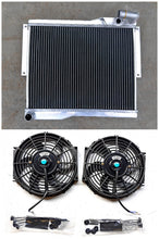 Load image into Gallery viewer, GPI HI-PERF.56MM 2 Row Aluminum Radiator &amp; FANS For 1977-1980 MG MGB GT / ROADSTER 1.8L ENGINE 1977 1978 1979 1980
