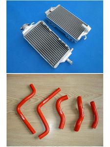 GPI Aluminum/alloy radiator+ hose FOR 2000-2001 Honda CR125/CR 125 R 2-stroke 2000 2001