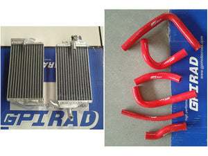 GPI Aluminum Radiator+ hose FOR 2000-2001 Honda CR250 CR250R CR 250 R 2000 2001